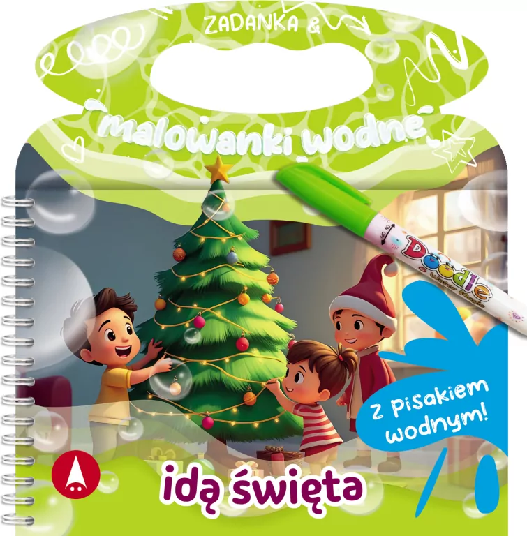 Zadanka & malowanki wodne. Idą święta - tantis.pl