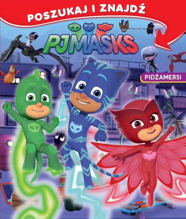 Poszukaj i znajdź. Pidżamersi. PJ Masks - tantis.pl