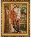 Obraz Haftowany - Jezus u drzwi 22x27,5cm - tantis.pl