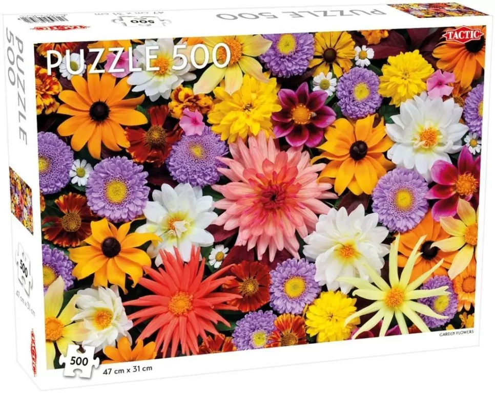 Puzzle Garden Flowers 500 - tantis.pl