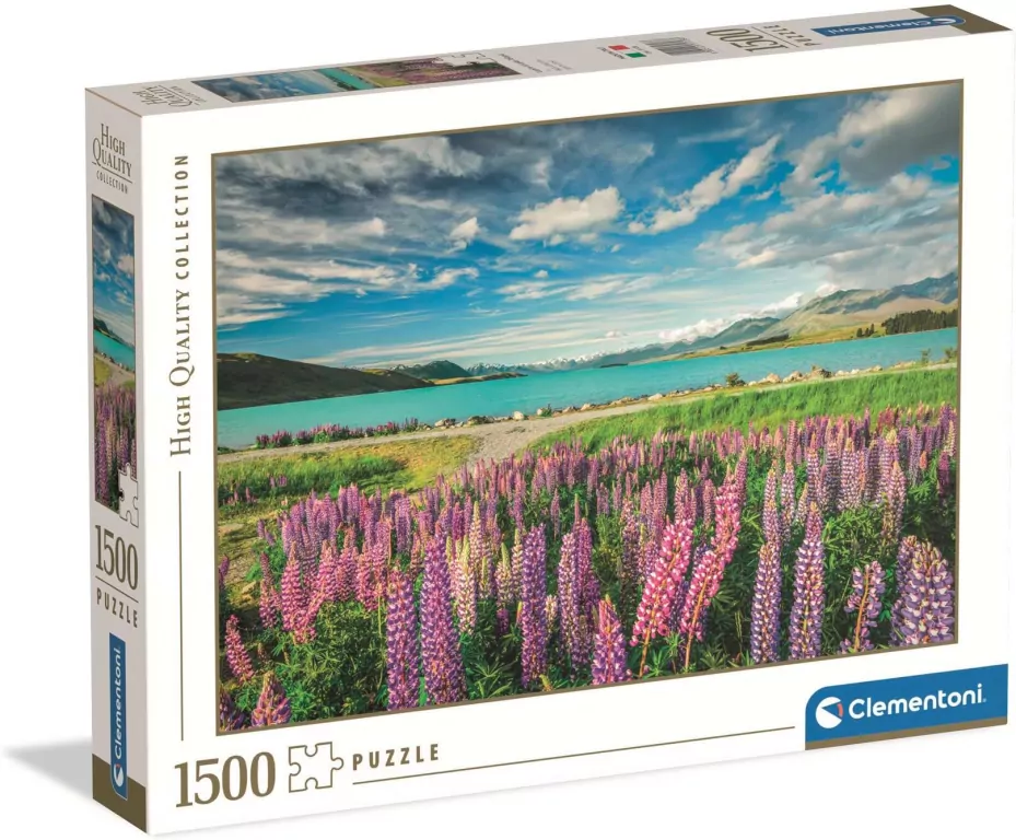 Puzzle 1500 HQ Lupins At Lake Tekapo - tantis.pl