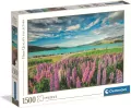 Puzzle 1500 HQ Lupins At Lake Tekapo - tantis.pl