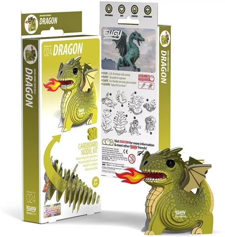 Smok Eugy. Eko Układanka 3D - tantis.pl