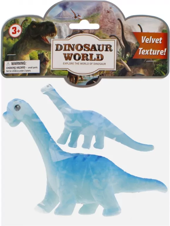 Dinozaury flokowane mama i dziecko MIX - tantis.pl