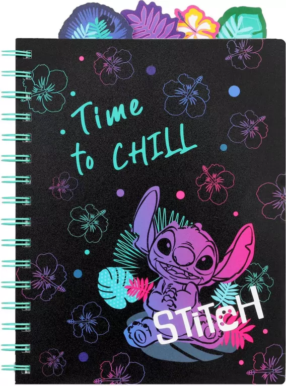 Kołobrulion A5 Disney Black Stitch 100 kartek wzór 3 - tantis.pl