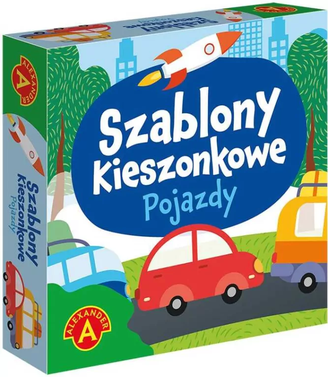Szablony kieszonkowe. Pojazdy - tantis.pl
