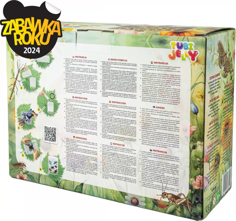 Tubi Jelly 6 kol + akwarium. Robaki - tantis.pl