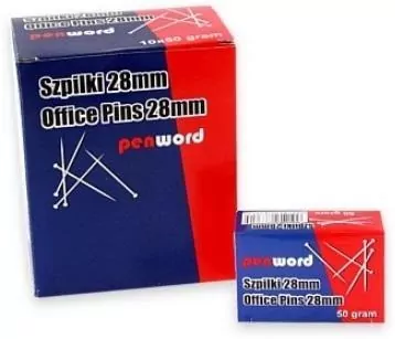 Szpilki 28mm, 10 sztuk - tantis.pl
