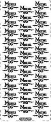 Stiker ażurowy 434 10x23cm złoty - tantis.pl