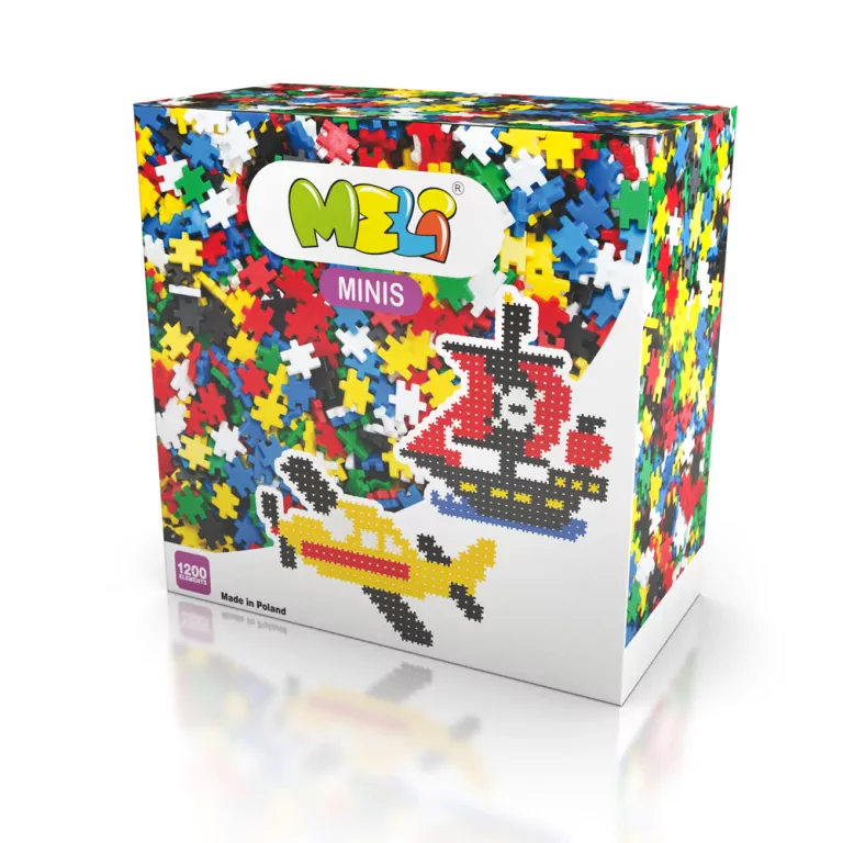 Klocki Meli Minis 1200 elementów - tantis.pl
