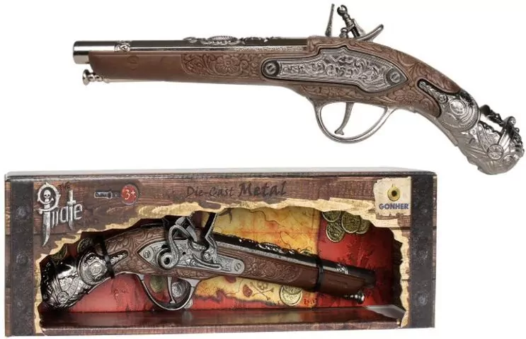 Metalowy pistolet pirata - tantis.pl