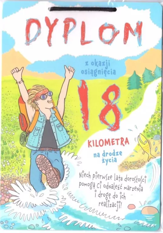 Dyplom - osiemnastka chłopak - tantis.pl