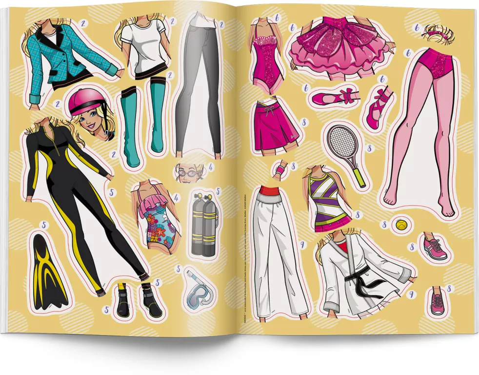 Barbie™. Stroje Barbie. Sporty - tantis.pl