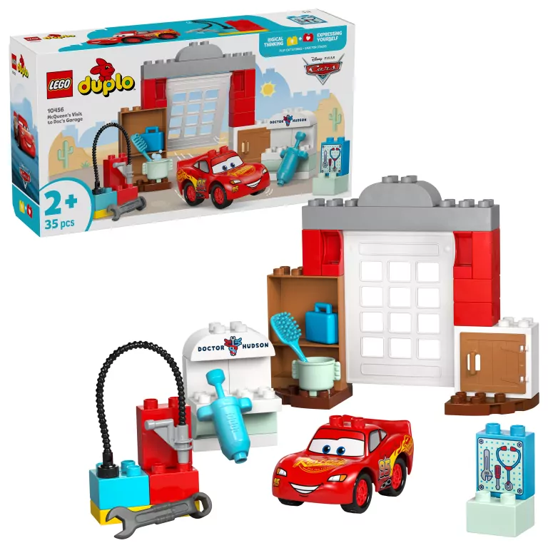 LEGO® Duplo. Wizyta McQueena w warsztacie Wójta 10456 - tantis.pl