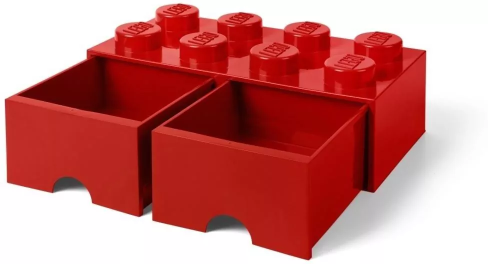 LEGO(R) pojemnik klocek z dwoma szufladami ósemka - tantis.pl