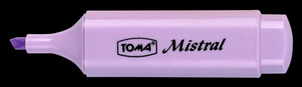 Zakreślacz Mistral Pastel fioletowy  TOMA - tantis.pl