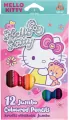 Kredki ołówkowe trójkątne Jumbo Hello Kitty 12 kolorów - tantis.pl