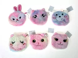 Portmonetka pluszowa zwierzak MIX