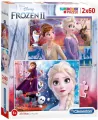 Puzzle Super Kolor  2x60. Disney. Kraina lodu 2 - tantis.pl