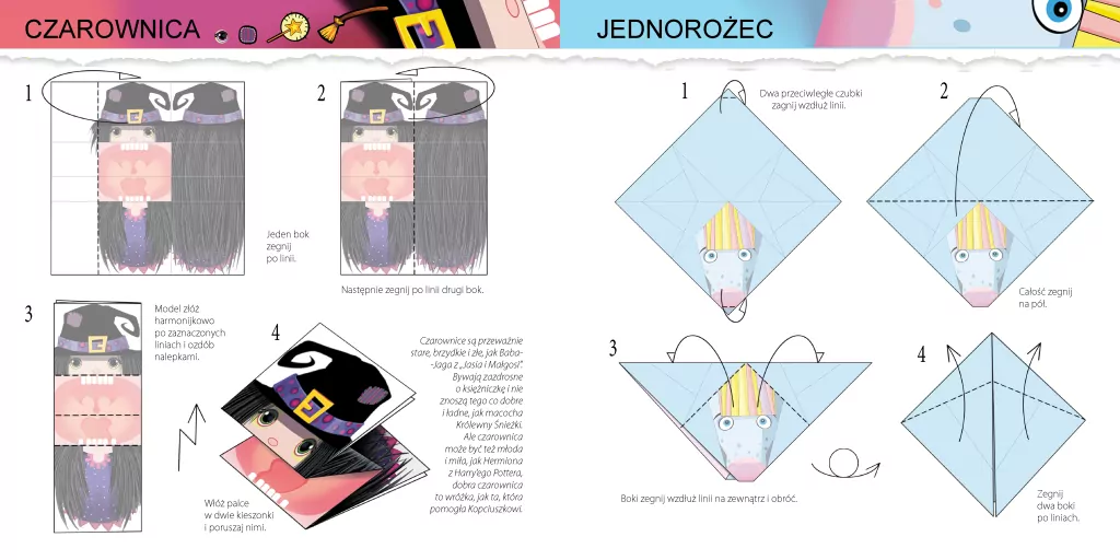 Moje pierwsze origami. Pacynki - tantis.pl