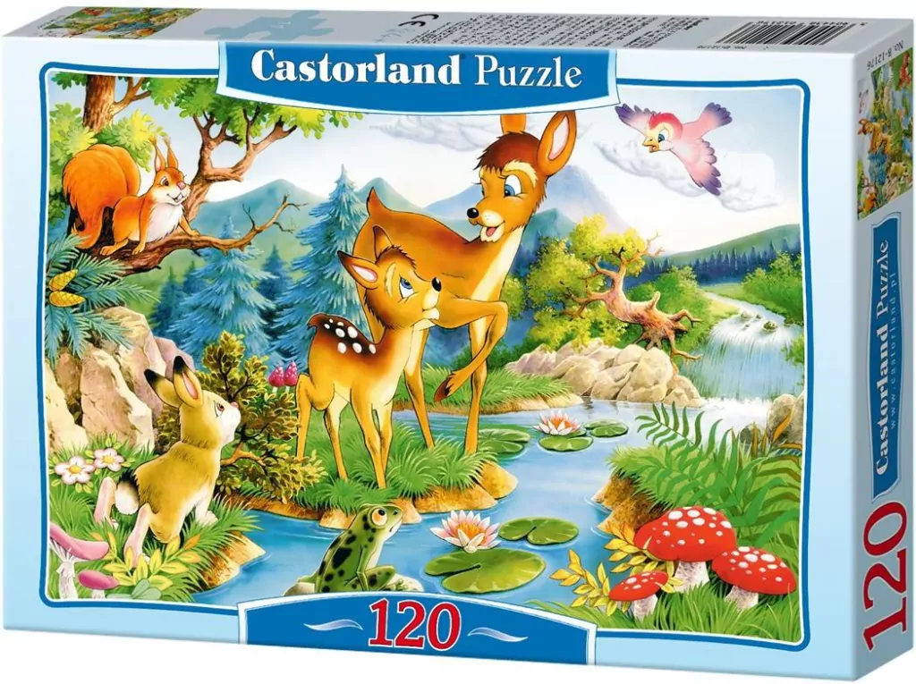 Puzzle 120. Bambi. Little Deer B-12725 - tantis.pl