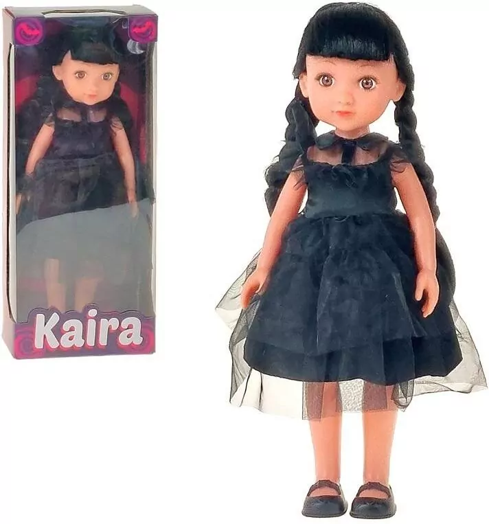 Lalka 33cm w czarnej sukni - tantis.pl