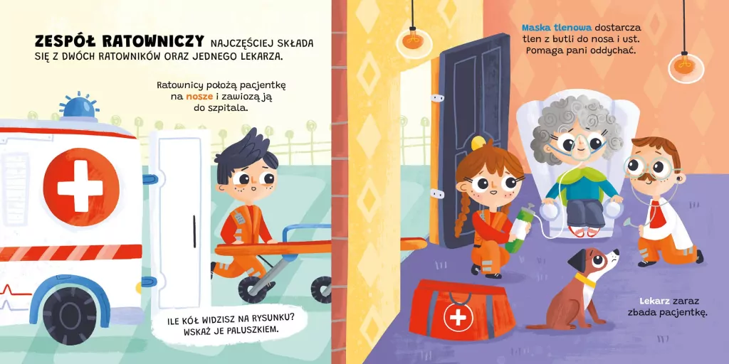 Maszyny i pojazdy. Karetka - tantis.pl