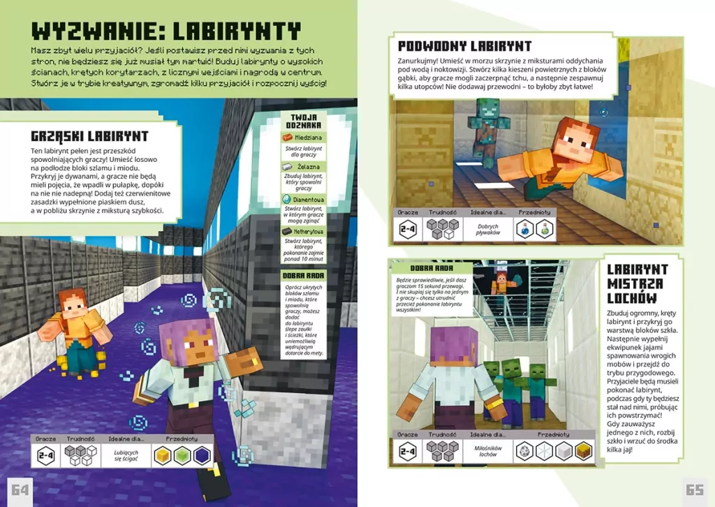 Minecraft Wyzwanie przetrwanie W świecie przygody. - tantis.pl