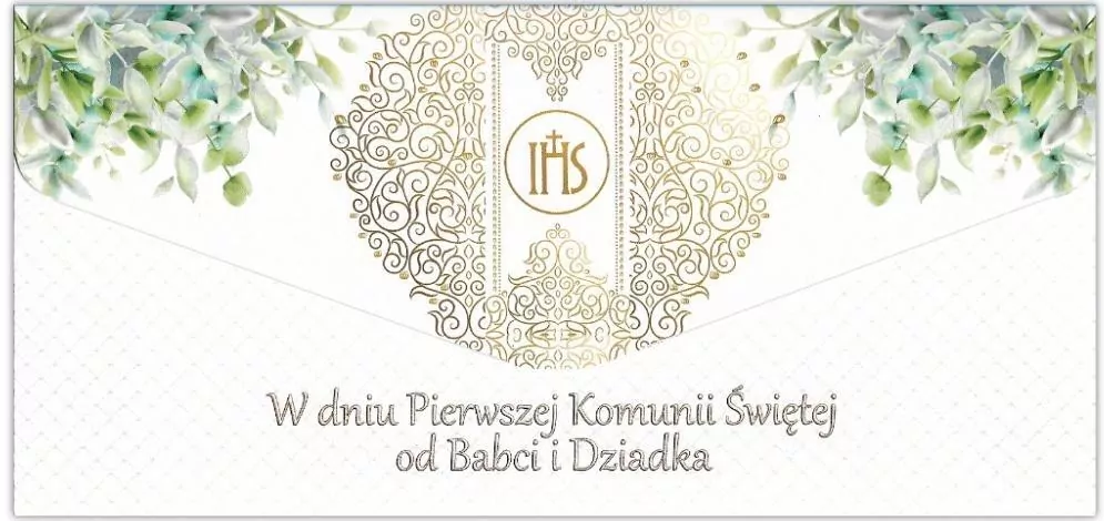 Karnet-koperta DL Pamiątka I Komunii od Dziadków - tantis.pl
