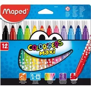 Flamastry jumbo colorpeps early age 12 kolorów - tantis.pl