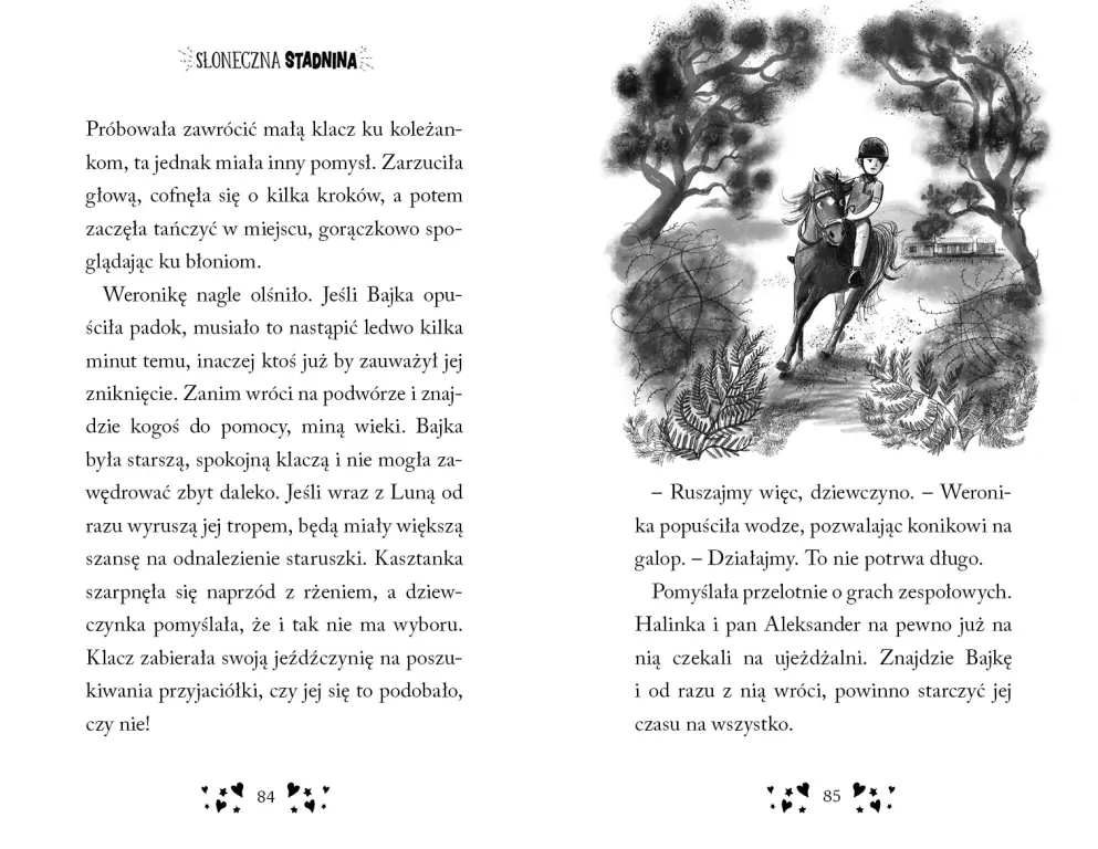Weronika i sprytny kucyk. Słoneczna Stadnina - tantis.pl