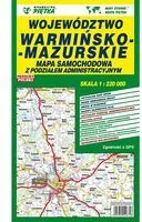 Województwo Warmińsko-Mazurskie 1:220 000 mapa - tantis.pl