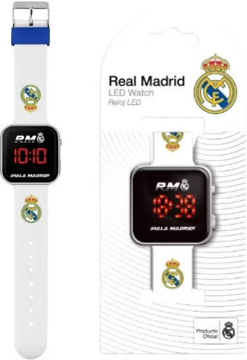 Zegarek LED z kalendarzem Real Madryt RM00016 - tantis.pl