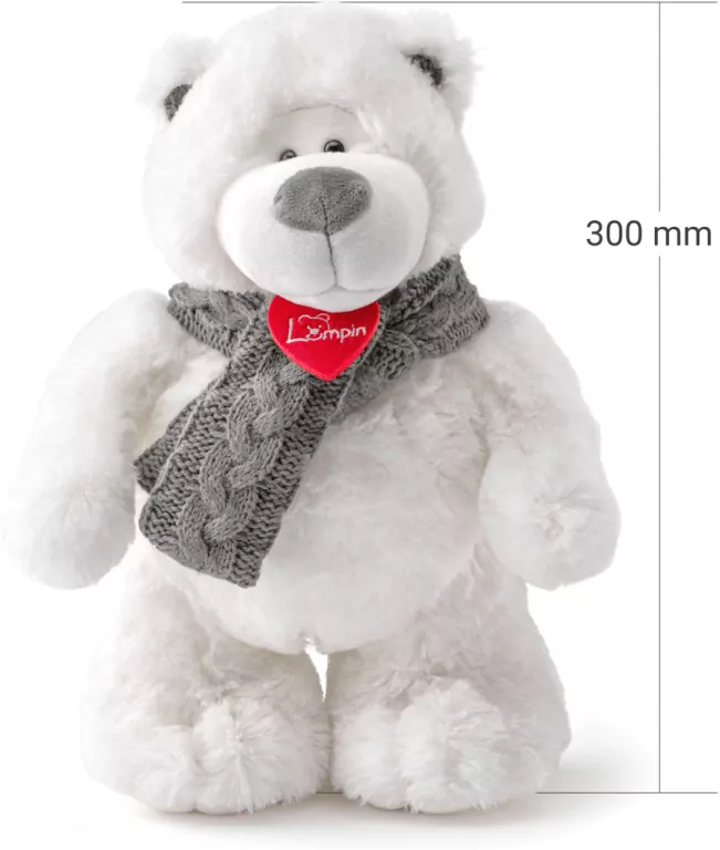 Maskotka Miś szalik ICY średni 94177 Lumpin - tantis.pl