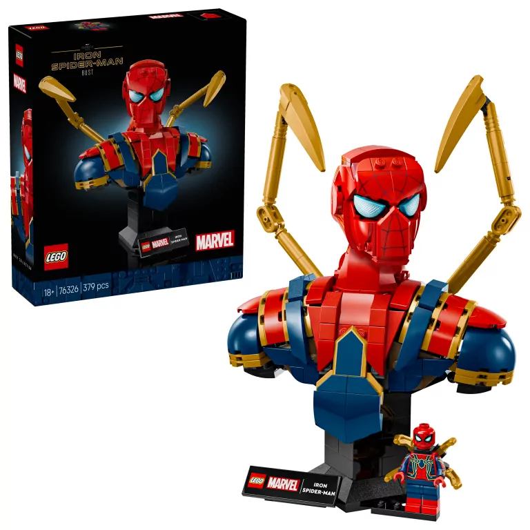 LEGO® Popiersie Iron Spider-Mana 76326 - tantis.pl