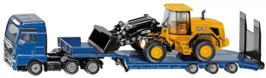 Ciężarówka MAN TGX XXL z ładowarką JCB. Siku Super - tantis.pl