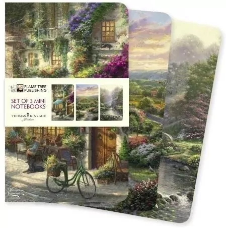 Zestaw 3 notatników MINI Thomas Kinkade - tantis.pl