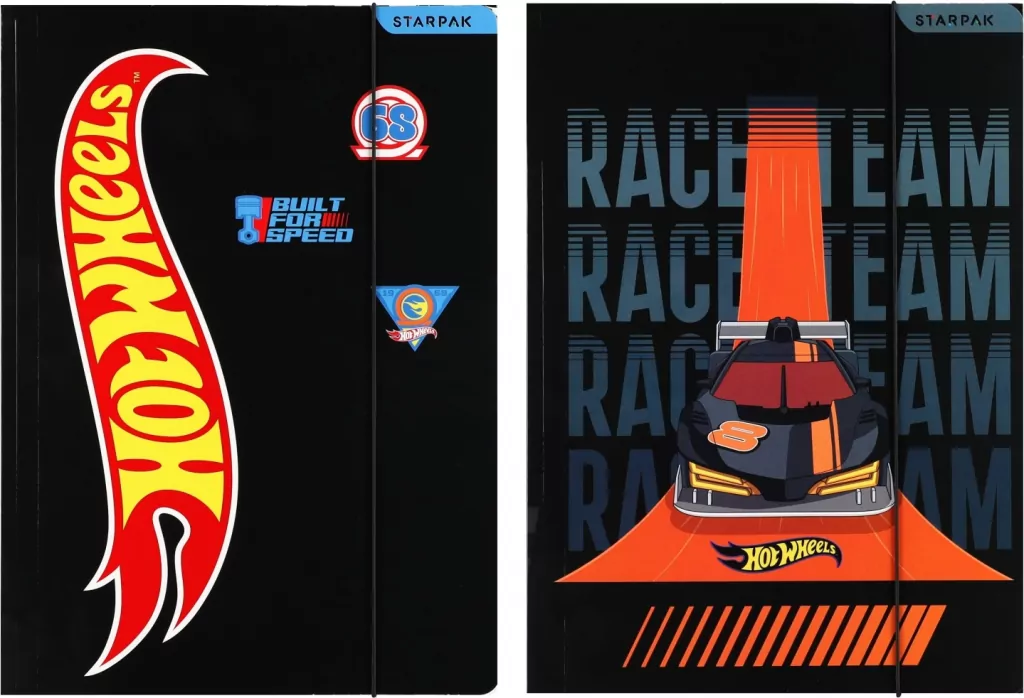 Teczka z gumką. Hot Wheels - tantis.pl