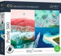 Puzzle 500. Aerial Mindblow: Over the Water TREFL - tantis.pl