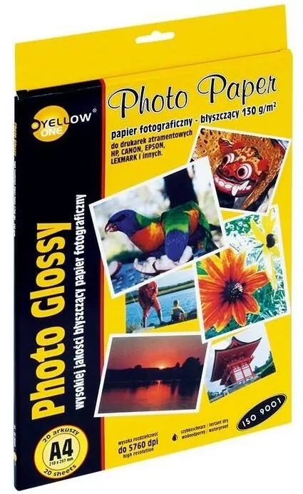 Papier foto A4/20 ark. Błyszczący 130g - tantis.pl