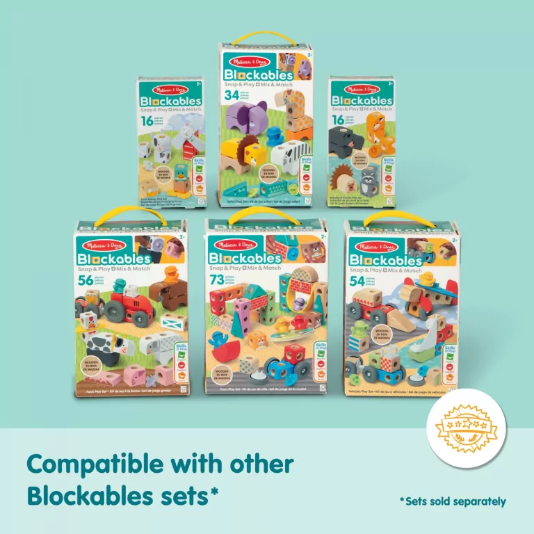 Mellisa&Doug: Blockables - Na farmie - tantis.pl