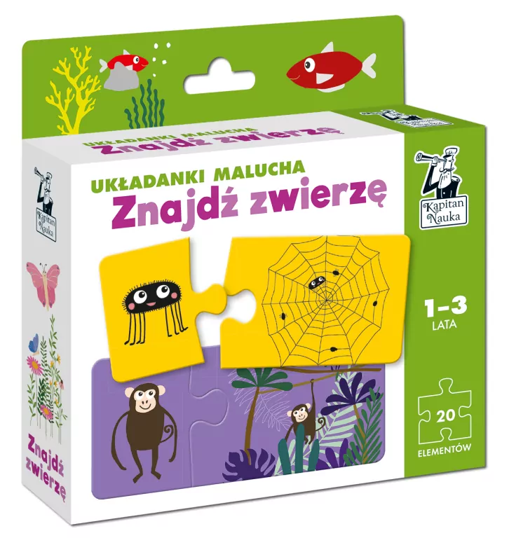 Znajdź zwierzę. Układanki malucha - tantis.pl