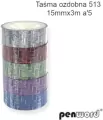 Taśma ozdobna 15mmx3m - tantis.pl