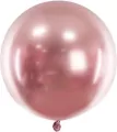 Balon okrągły. Glossy różowe złoto 60cm - tantis.pl