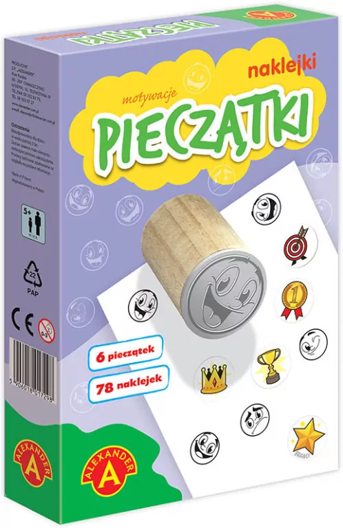Alexander. Małe pieczątki i naklejki motywacyjne - tantis.pl