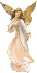Figura Anioł z zajączkiem 23cm