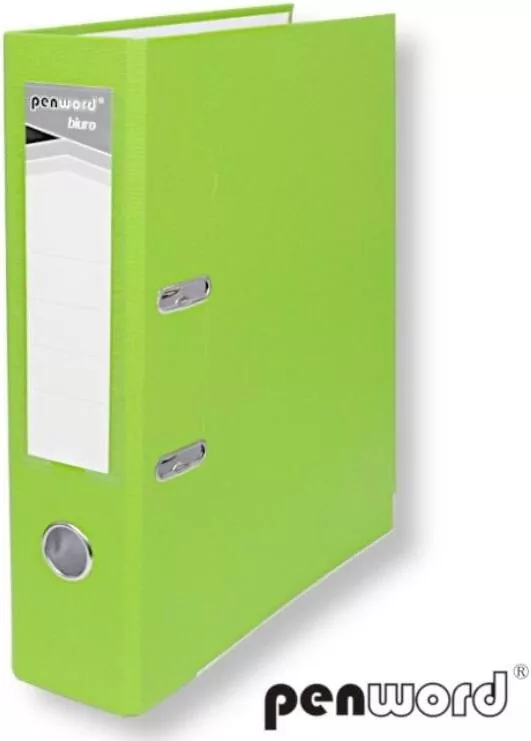 Segregator A4 z okuciem 7,5cm jasnozielony - tantis.pl