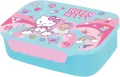Śniadaniówka z przegródką Hello Kitty Foodyx blue pink - tantis.pl