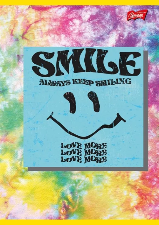 Paczka Zeszyt A5 32k kratka keep smiling mix pakiet 15 sztuk - tantis.pl
