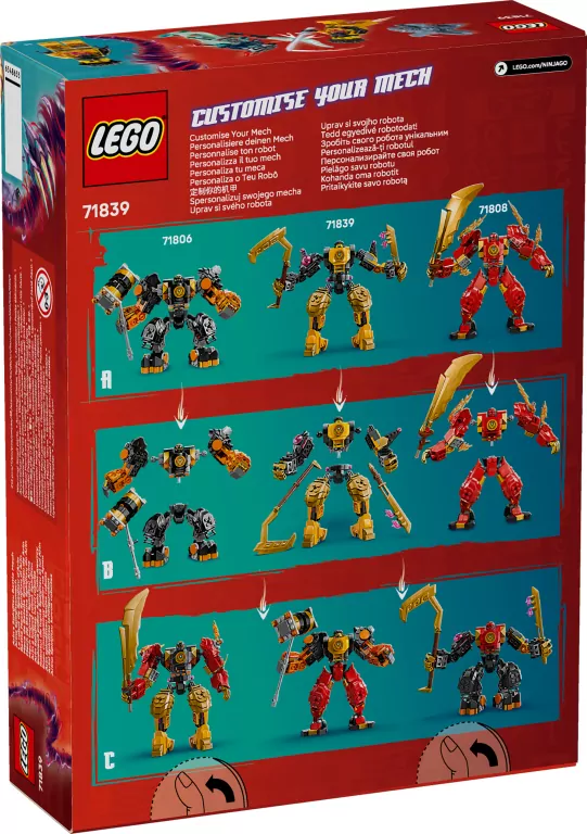LEGO® Ninjago. Mech bojowy Spinjitzu Arina 71839 - tantis.pl